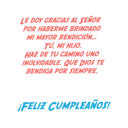 A Mi Hijo, Feliz Cumpleaños.. - 6 Postales