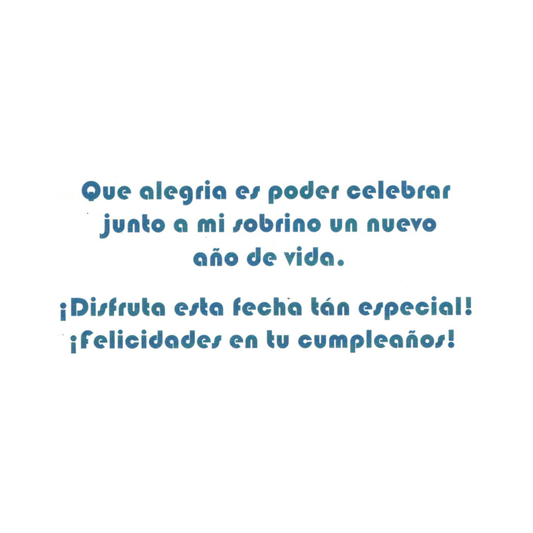 ¡Feliz Cumpleaños Sobrino! - 6 Postales