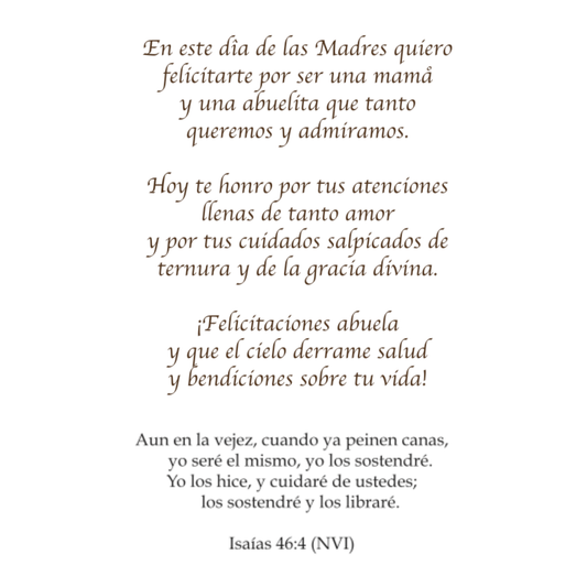 ¡Abuela! ¡Feliz Día De Las Madres! - 6 Postales