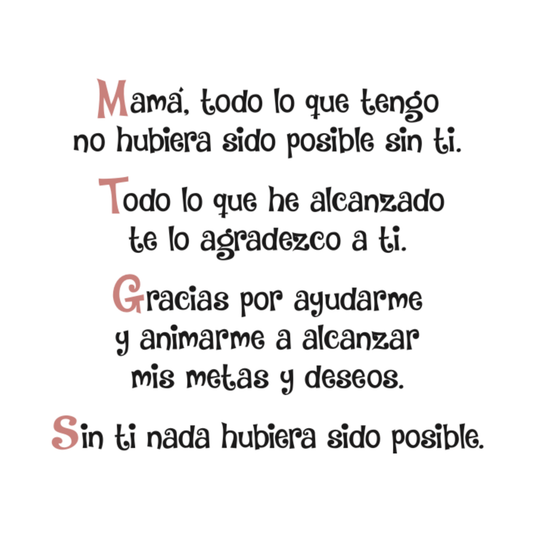 Mami Eres La Mejor Del Mundo - 6 Postales