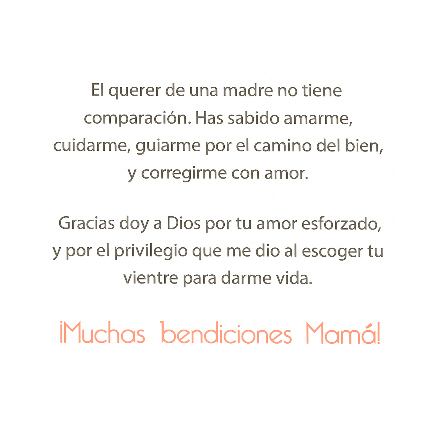 ¡Para Mamá En Su Día! - 6 Postales