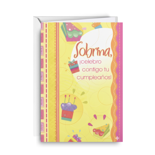 Sobrina, ¡Celebro Contigo Tu Cumpleaños! - 6 Postales