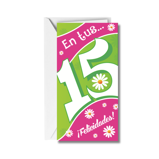 En Tus… 15 ¡Felicidades! - 6 Postales Billeteras