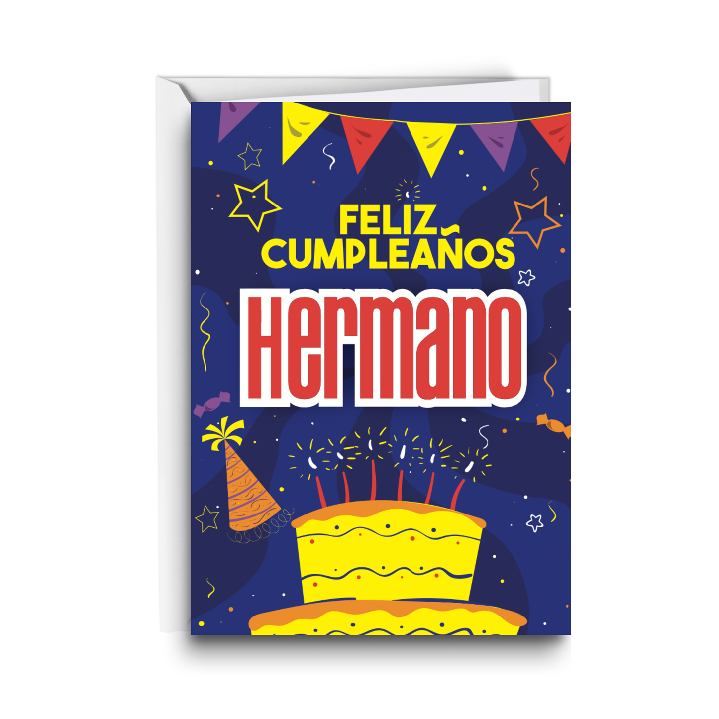Feliz Cumpleaños Hermano - 6 Postales