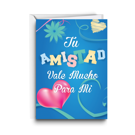 Tu Amistad Vale Mucho Para Mi - 6 Postales