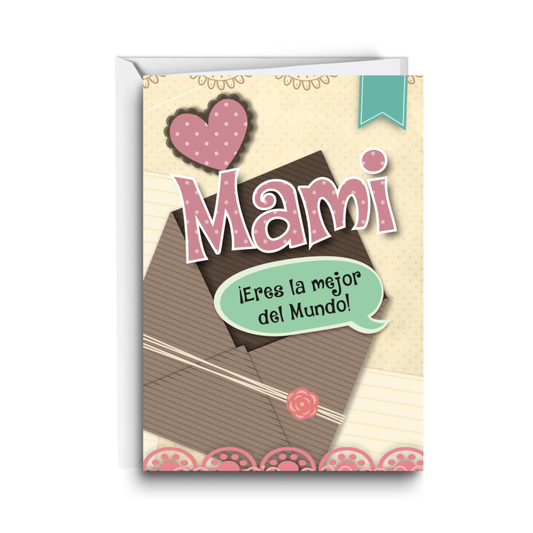 Mami Eres La Mejor Del Mundo - 6 Postales