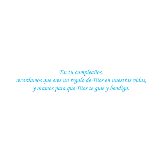 Celebramos Tu Vida Querido Hijo.