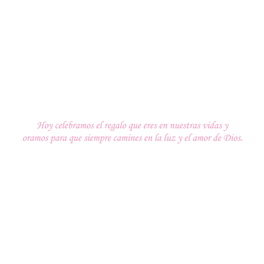 Nieta Querida, Celebramos Tu Vida