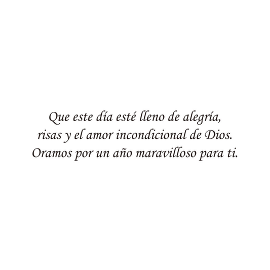 Feliz Cumpleaños: Eres Un Regalo De Dios.
