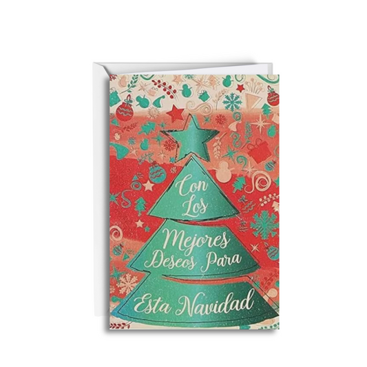 Con Los Mejores Deseos Para esta Navidad - 6 Postales