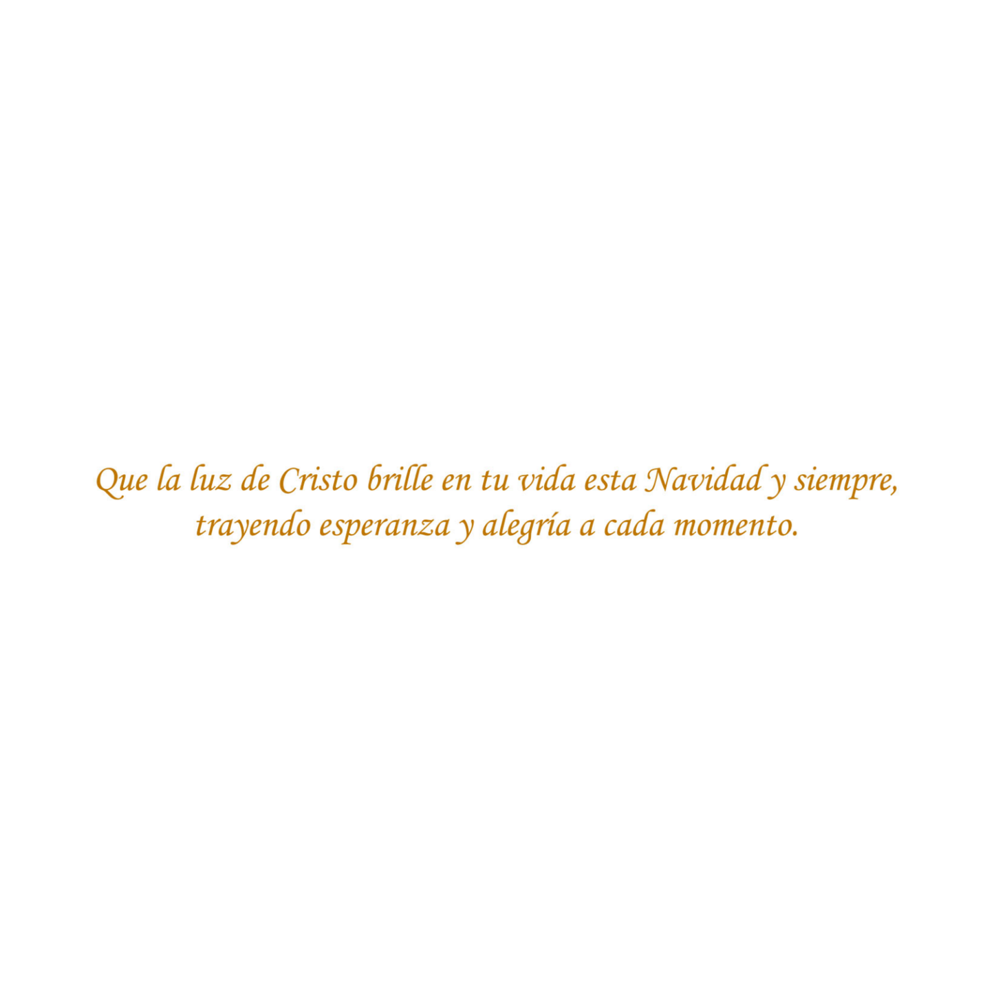 La Luz Del Mundo Nació.