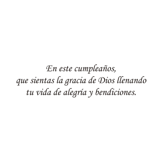 Bendiciones En Tu Cumpleaños