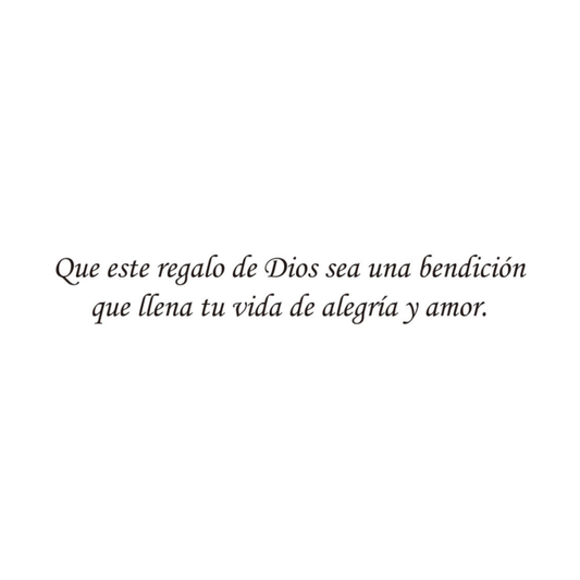 Un Regalo De Dios Está En Camino.