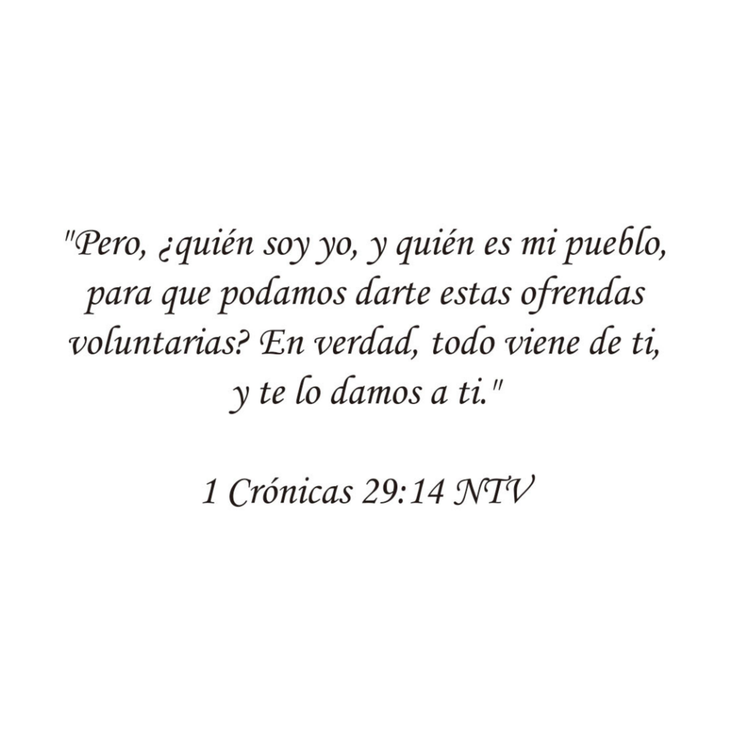 Una Ofrenda Desde Un Corazón Agradecido