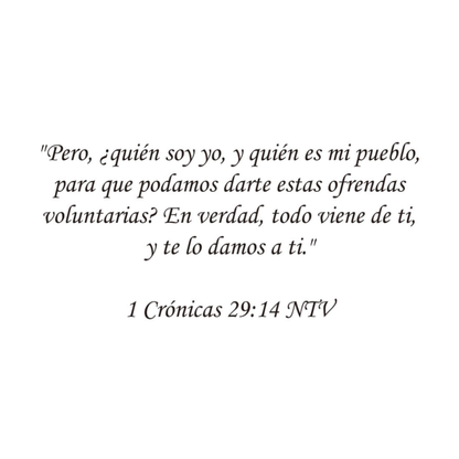 Una Ofrenda Desde Un Corazón Agradecido