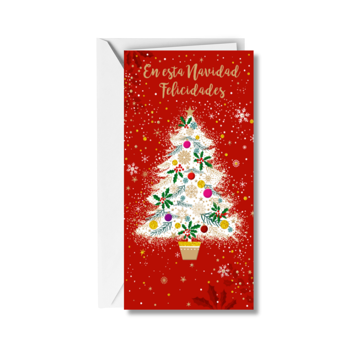 411-02 — En Esta Navidad Felicidades - 6 postales billeteras