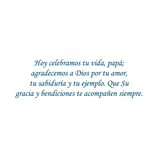 Papá Feliz Día Gracias Por Tus Esfuerzos
