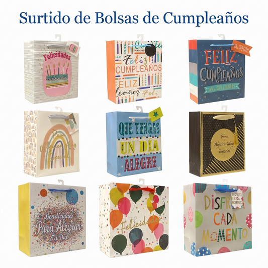 Surtido de Bolsas de Cumpleaños