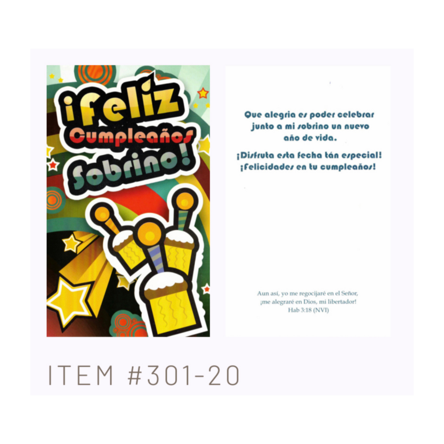 ¡Feliz Cumpleaños Sobrino! - 6 Postales